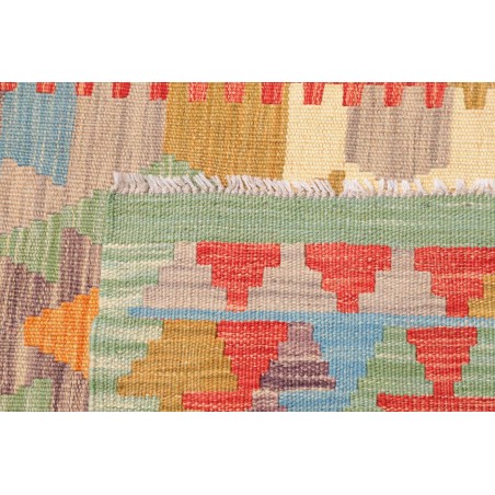 Tappeto Kilim Afghanistan marrone grigio 81x294
