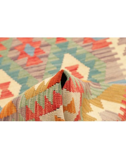 Tappeto Kilim Afghanistan marrone grigio 81x294