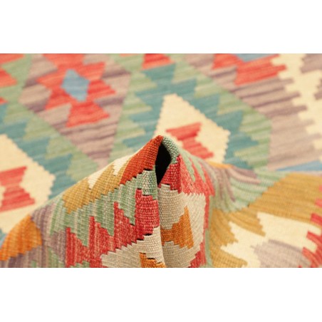 Tappeto Kilim Afghanistan marrone grigio 81x294