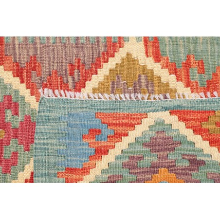 Tappeto Kilim Afghanistan marrone bianco 84x292