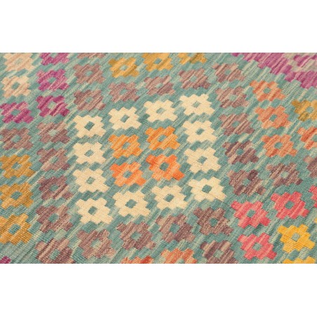 Tappeto Kilim Afghanistan marrone bianco 80x286