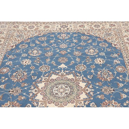 Tappeto Nain 6La Persia bianco blu 167x255