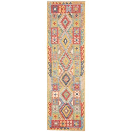 Tappeto Kilim Afghanistan marrone rosso 82x297