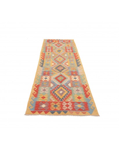 Tappeto Kilim Afghanistan marrone rosso 82x297