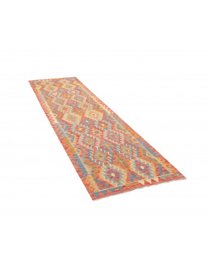 Tappeto Kilim Afghanistan marrone grigio 86x292