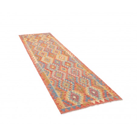 Tappeto Kilim Afghanistan marrone grigio 86x292
