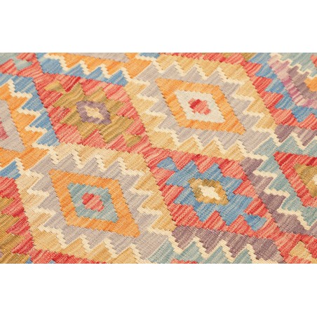 Tappeto Kilim Afghanistan marrone grigio 86x292