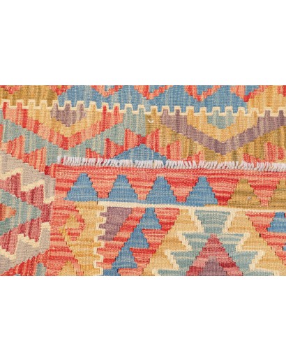 Tappeto Kilim Afghanistan marrone grigio 86x292