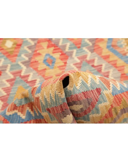 Tappeto Kilim Afghanistan marrone grigio 86x292