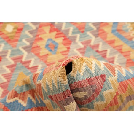 Tappeto Kilim Afghanistan marrone grigio 86x292