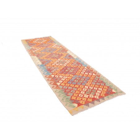 Tappeto Kilim Afghanistan marrone rosso 88x287
