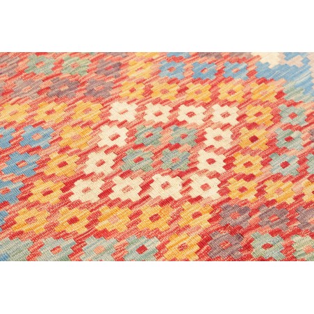Tappeto Kilim Afghanistan marrone rosso 88x287