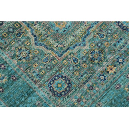 Tappeto Mamlouk Pakistan grigio azzurro 82x396