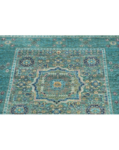 Tappeto Mamlouk Pakistan grigio azzurro 82x396