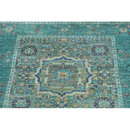 Tappeto Mamlouk Pakistan grigio azzurro 82x396