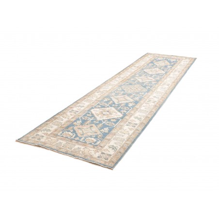 Tappeto Kazak Afghanistan bianco 100x350