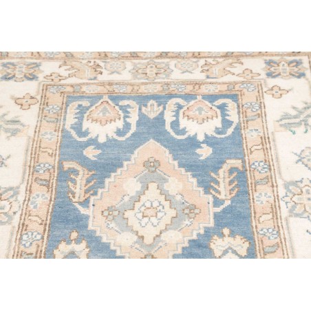 Tappeto Kazak Afghanistan bianco 100x350