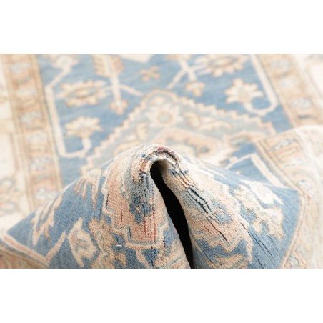Tappeto Kazak Afghanistan bianco 100x350