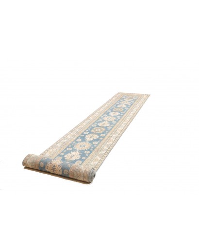 Tappeto Kazak Afghanistan bianco marrone 80x582