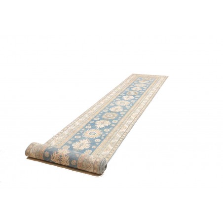 Tappeto Kazak Afghanistan bianco marrone 80x582