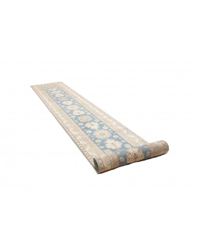 Tappeto Kazak Afghanistan bianco marrone 80x582