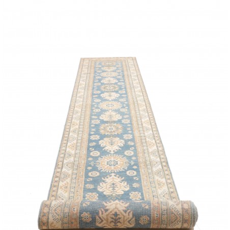 Tappeto Kazak Afghanistan bianco marrone 80x582