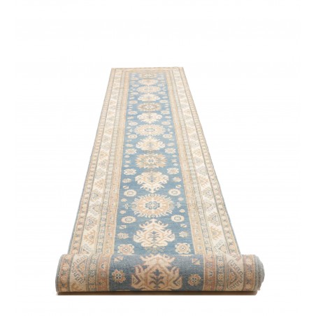 Tappeto Kazak Afghanistan bianco grigio 82x583
