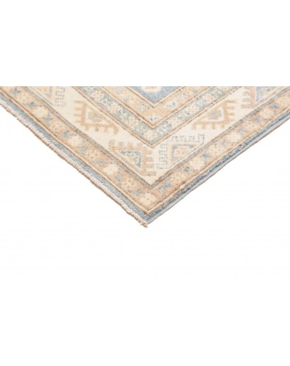 Tappeto Kazak Afghanistan bianco grigio 82x583