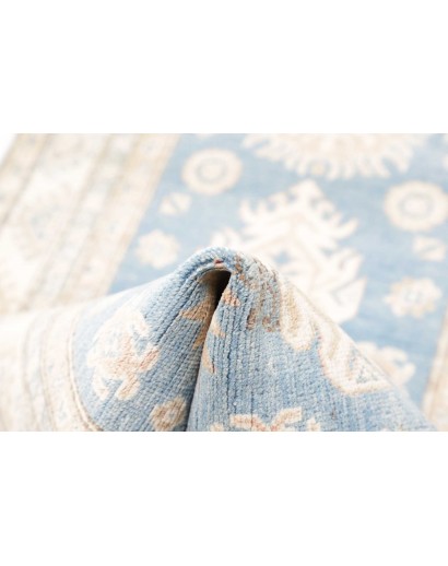 Tappeto Kazak Afghanistan bianco grigio 82x583