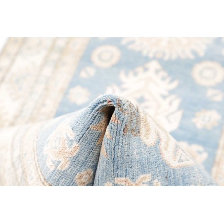 Tappeto Kazak Afghanistan bianco grigio 82x583
