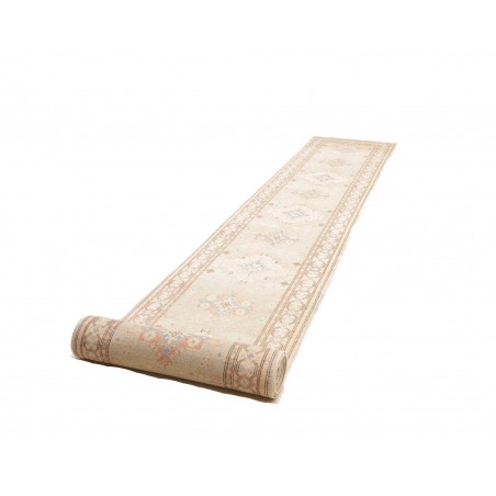 Tappeto Kazak Afghanistan bianco marrone 78x605