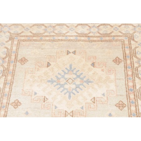 Tappeto Kazak Afghanistan bianco marrone 78x605