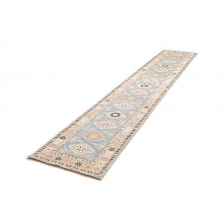 Tappeto Kazak Afghanistan bianco 65x362