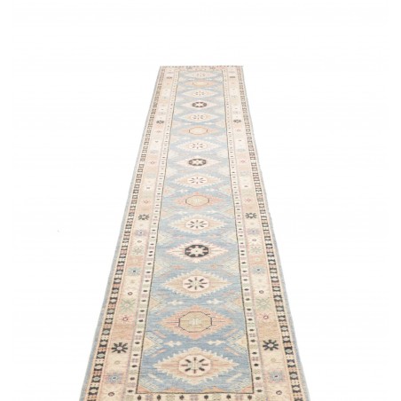 Tappeto Kazak Afghanistan bianco 65x362