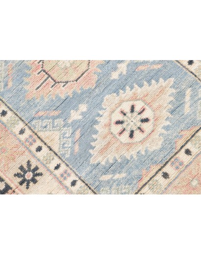 Tappeto Kazak Afghanistan bianco 65x362