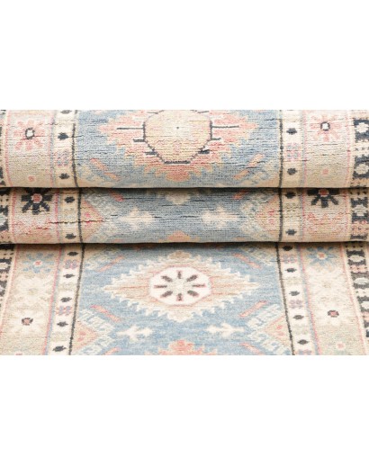 Tappeto Kazak Afghanistan bianco 65x362