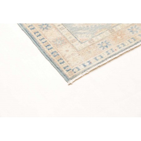 Tappeto Kazak Afghanistan bianco grigio 65x343