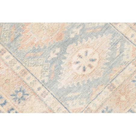 Tappeto Kazak Afghanistan bianco grigio 65x343