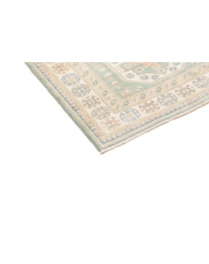 Tappeto Kazak Afghanistan bianco 83x354