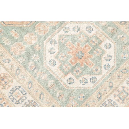 Tappeto Kazak Afghanistan bianco 83x354