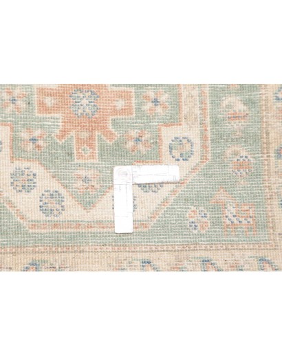 Tappeto Kazak Afghanistan bianco 83x354