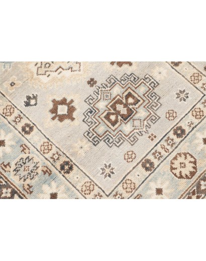 Tappeto Kazak Afghanistan bianco 84x392