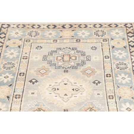 Tappeto Kazak Afghanistan bianco 84x392
