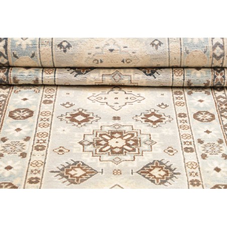 Tappeto Kazak Afghanistan bianco 84x392