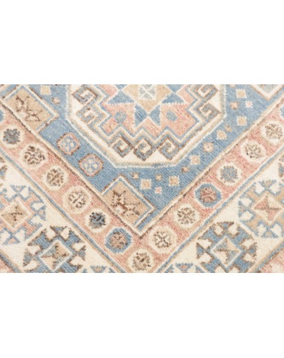 Tappeto Kazak Afghanistan bianco azzurro 79x586