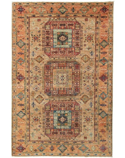 Tappeto Kazak Fine Pakistan marrone 124x189