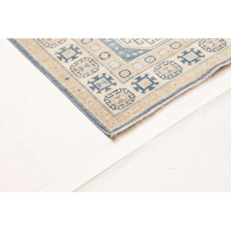Tappeto Kazak Afghanistan bianco grigio 90x394