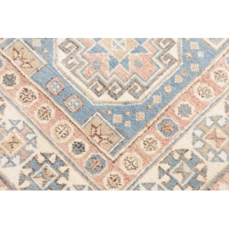 Tappeto Kazak Afghanistan bianco azzurro 83x586