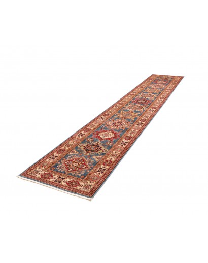 Tappeto Kazak Fine Pakistan marrone 79x407