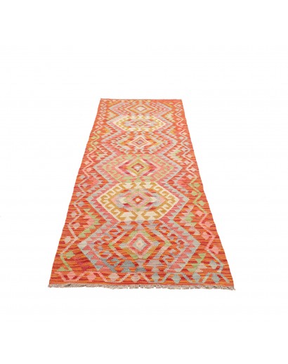 Tappeto Kilim Afghanistan marrone bianco 85x298